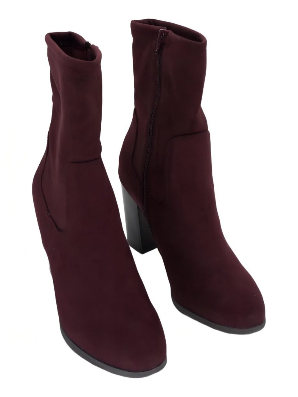 Style Co Women's Anitaa Stretch Ankle Booties Port Wine Size 9.5M
